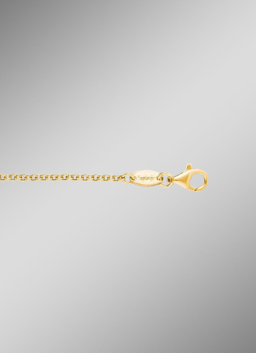 Halsketten - «Engelsrufer» - Erbsketten, goldplattiert, in Farbe  Ansicht 1