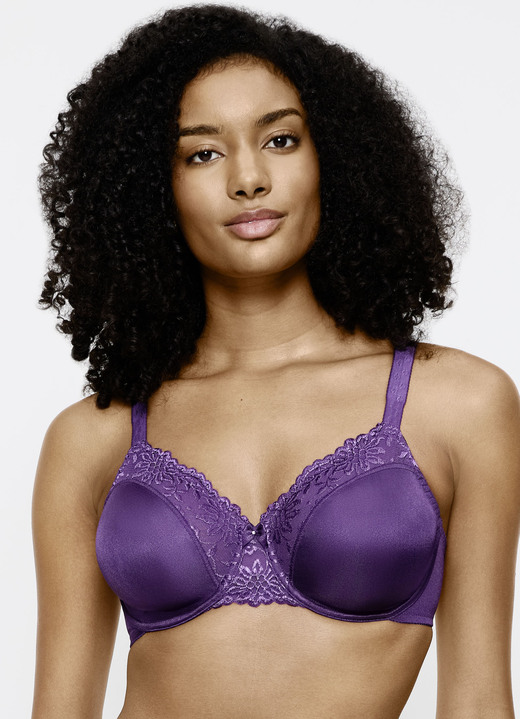 BH mit Formbügel - Triumph-Ladyform Soft-Minimizer-Bügel-BH, in Größe 075 bis 095, in Cup F, in Farbe VIOLA Ansicht 1