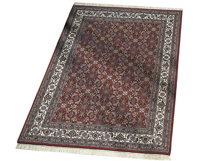 Klassisch - Handgeknüpfte Orientteppiche aus 100% Schurwolle, in Größe 037 (Brücke, ca. 70x140 cm) bis 299 (Teppich, ca. 300x400 cm), in Farbe ROTGRUNDIG Ansicht 1