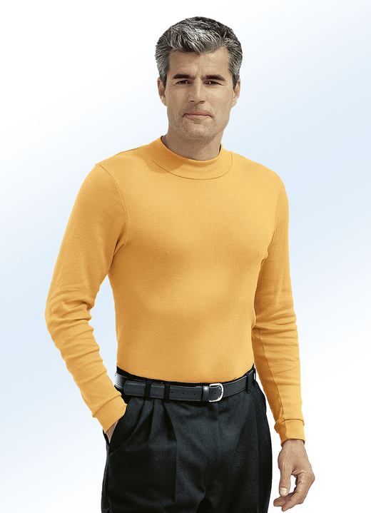 Shirts & Sweatshirts - Tragangenehmes Shirt in 9 Farben, in Größe 046 bis 062, in Farbe HONIG Ansicht 1