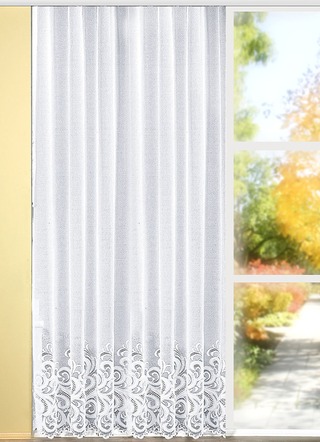 Lang-Vorhang, auch für die Balkontür geeignet