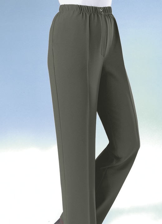 Hosen - Hose mit eingearbeiteter Tresortasche, in Größe 019 bis 054, in Farbe OLIV Ansicht 1