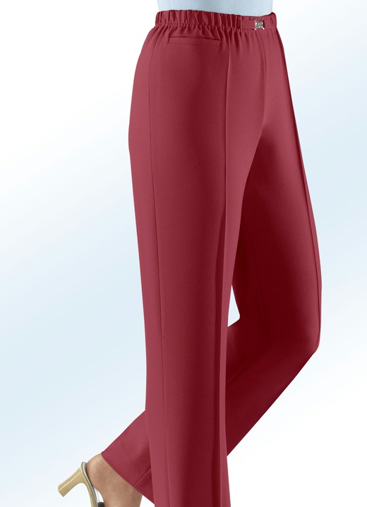 Hosen in Schlupfform - Hose in Schlupfform in 8 Farben Hosen in Schlupfform - Hose in Schlupfform in 8 Farben, in Größe 019 bis 054, in Farbe ZIEGELROT