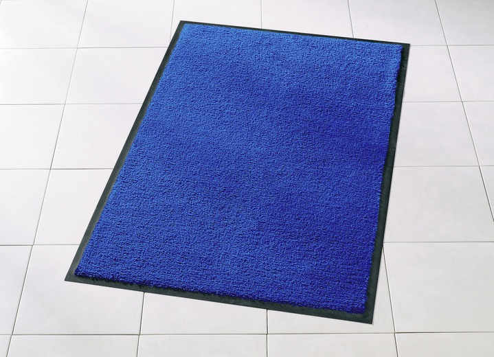 Fussmatten - Schmutzfangmatten für innen und aussen, in Größe 116 (90x120 cm) bis 165 (120x180 cm), in Farbe BLAU Ansicht 1