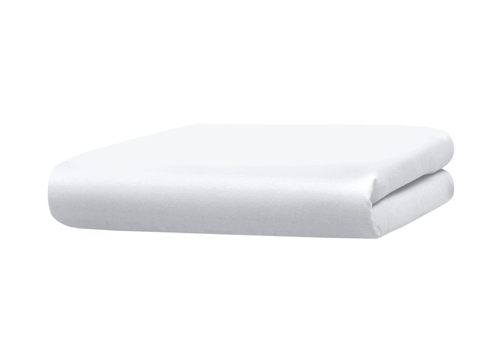 - Spannbetttücher aus hochwertiger Microfaser-Qualität, in Größe 133 (2 Spannbetttücher, 100/200 cm) bis 138 (1 Spannbetttuch, 180/200 cm), in Farbe WEISS Ansicht 1
