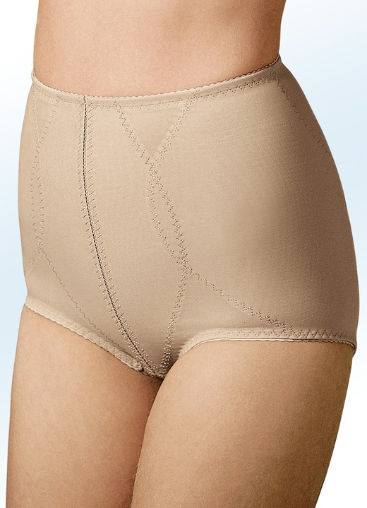Miederhosen - Susa Miederhose mit Verstärkung rundum, in Größe 065 bis 110, in Farbe PUDER Ansicht 1