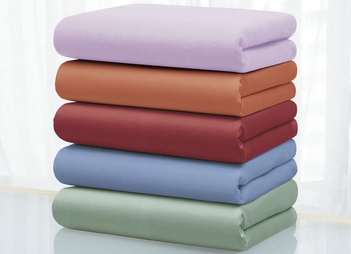 Spannbetttücher - Stretch-Spannbetttücher, 2er-Set, in Farbe WEISS Ansicht 1