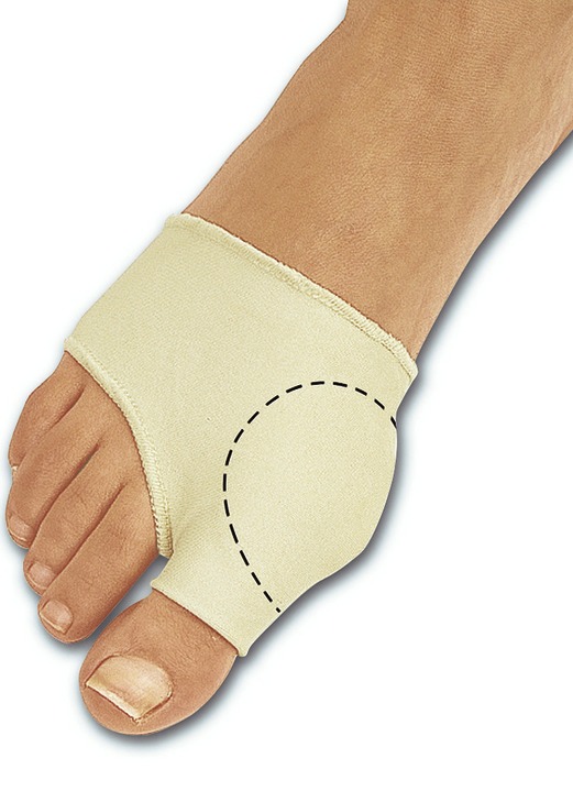 Gesunder Fuss - epitact Epithelium 26® Hallux valgus-Schutz, in Größe L bis S, in Farbe HAUT Ansicht 1