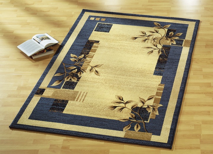 Klassisch - Brücken, Teppiche und Bettumrandung in verschiedenen Farben, in Größe 101 (Brücke, 66x110 cm) bis 329 (Bettumrandung, 3-teilig), in Farbe BLAU Ansicht 1