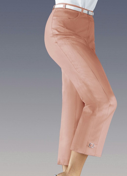 Hosen - Hose in 7/8 Länge, in Größe 018 bis 058, in Farbe APRICOT Ansicht 1