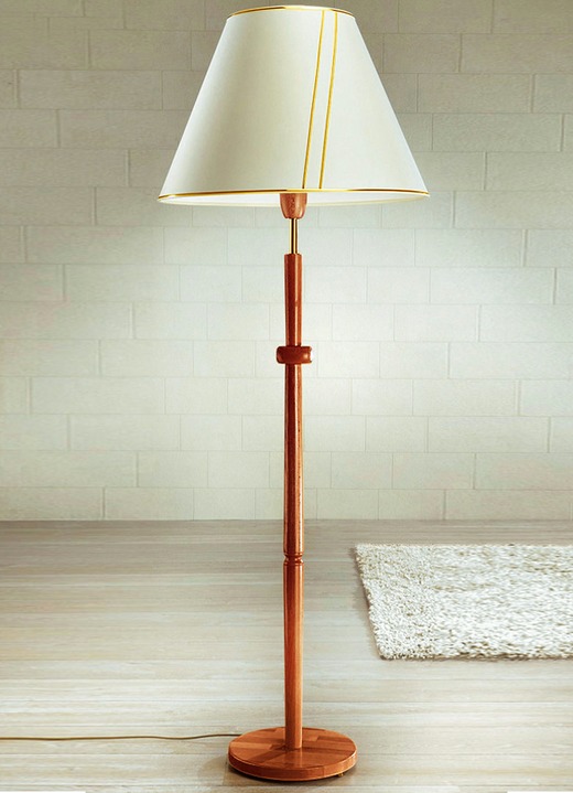 Klassische Möbel - Stehlampe, in Farbe KIRSCHBAUM Ansicht 1