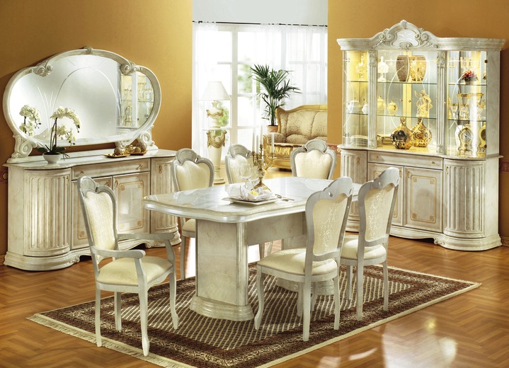 Stilmöbel - Esszimmer-Möbel verschiedene Ausführungen, in Farbe BEIGE, in Ausführung Buffet ohne Spiegel, BEIGE Ansicht 1