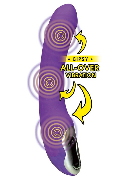 Erotik - Massagegerät Gipsy-Vibrator, in Farbe LILA