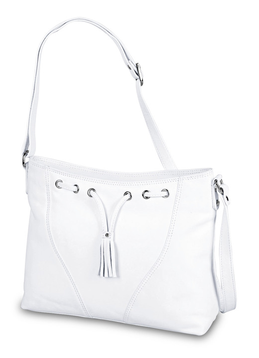 Taschen - Tasche Vollrind-Nappaleder, in Farbe WEISS