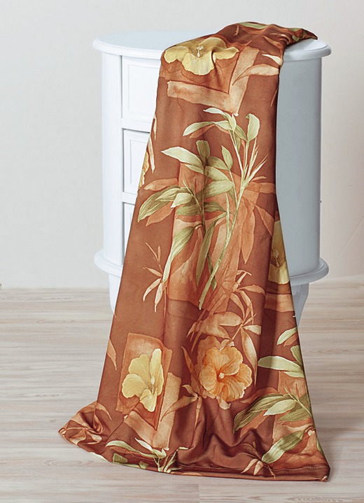 - Tag/Nachtvorhang-Garnitur in verschiedenen Farben, in Größe 364 (H150xB135 cm) bis 899 (2er-Pack Raffhalter,Länge 80 cm), in Farbe TERRA