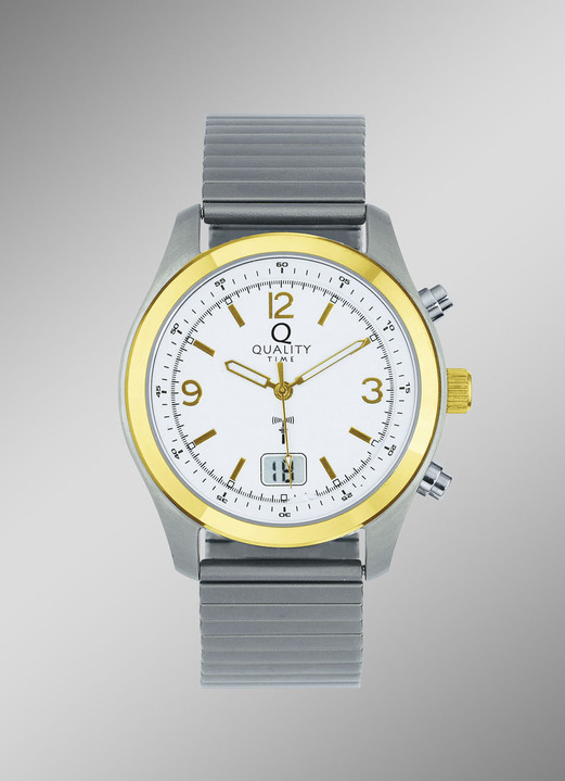 - Funk-Herrenuhr mit Titangehäuse , in Farbe  Ansicht 1