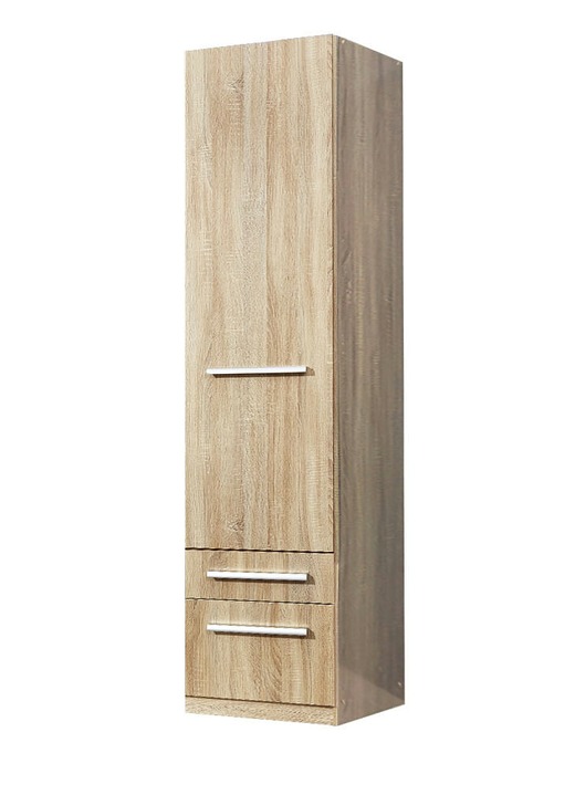 Schlafzimmerschränke - Drehtürenschränke mit kunststoffbeschichteter Oberfläche, in Farbe EICHE SONOMA, in Ausführung Drehtürenschrank, 1-türig Ansicht 1