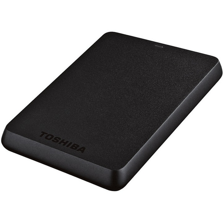 - Externe Festplatte Toshiba Canvio Basics, in Farbe SCHWARZ, in Ausführung 1000 GB (1TB)