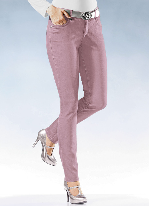 Jeans - Magic-Jeans in 11 Farben, in Größe 017 bis 050, in Farbe ALTROSA Ansicht 1