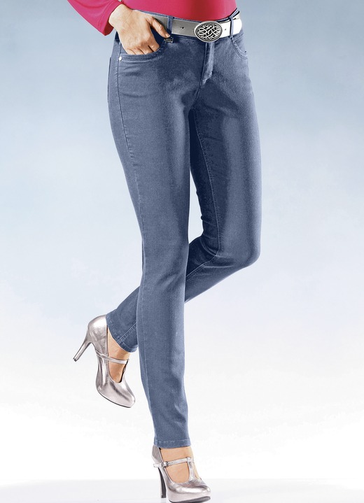 Jeans - Magic-Jeans in 11 Farben, in Größe 017 bis 050, in Farbe JEANSBLAU Ansicht 1