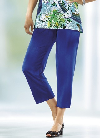 Weich fließende 7/8-lange Hose