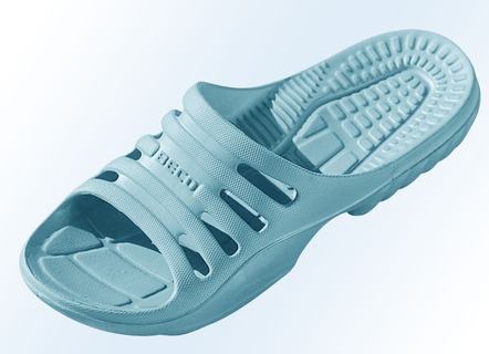 Badeschuhe mit Massage-Fussbett