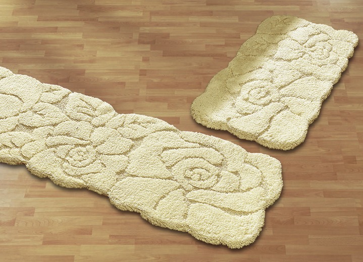 Bettumrandungen - Bettumrandung, 3-teilig, in verschiedenen Grössen, in Größe 315 (Bettumrandung, 3-teilig) bis 515 (Bettumrandung, 3-teilig), in Farbe CREME