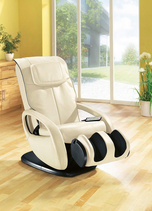 TV-Sessel / Relax-Sessel - Multifunktions-Massagesessel, in Farbe CREME Ansicht 1