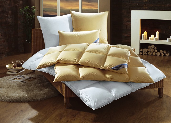 Bettwaren - «OBB» Daunenbett «Arktis» in verschiedenen Ausführungen, in Größe 103 (Decke 135/200 cm) bis 417 (2x 65/100 cm + 2x 160/210 cm), in Farbe WEISS, in Ausführung LEICHT Ansicht 1