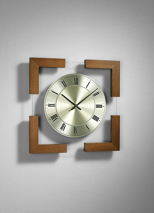 Uhren - Wanduhr aus Glas , in Farbe