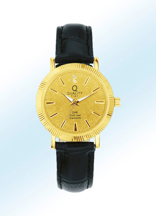 «Quality Time»-Quartz-Damenuhr