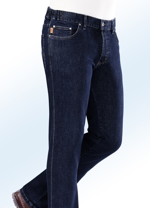 Jeans - «Francesco Botti»-Jeans mit Dehnbundeinsätzen in 3 Farben Jeans - «Francesco Botti»-Jeans mit Dehnbundeinsätzen in 3 Farben, in Größe 024 bis 110, in Farbe DUNKELJEANS