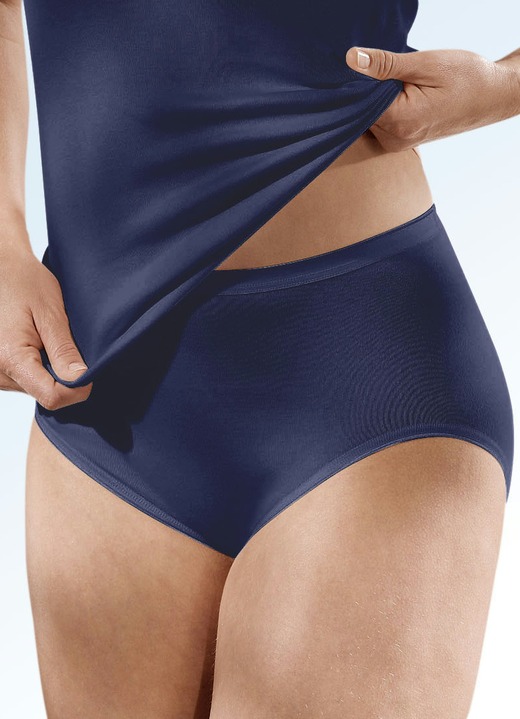 Slips - Dreierpack Speidel Slips mit elastischen Abschlüssen, in Größe 3XL (56/58) bis XXL (52/54), in Farbe 2X MARINE, 1X WEISS Ansicht 1