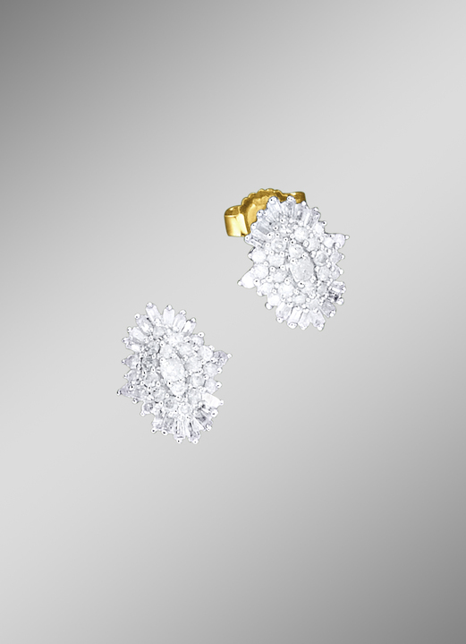 Ohrschmuck - Exklusive Diamant-Ohrringe, in Farbe