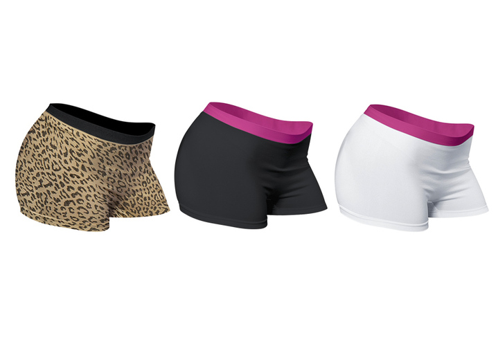 Shapewear - Dreierpack Bodyforming Panty, in Farbe SCHW.+WEISS+LEO Ansicht 1
