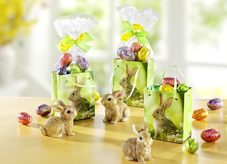 Präsent-Tüten mit Hasen, 3er-Set