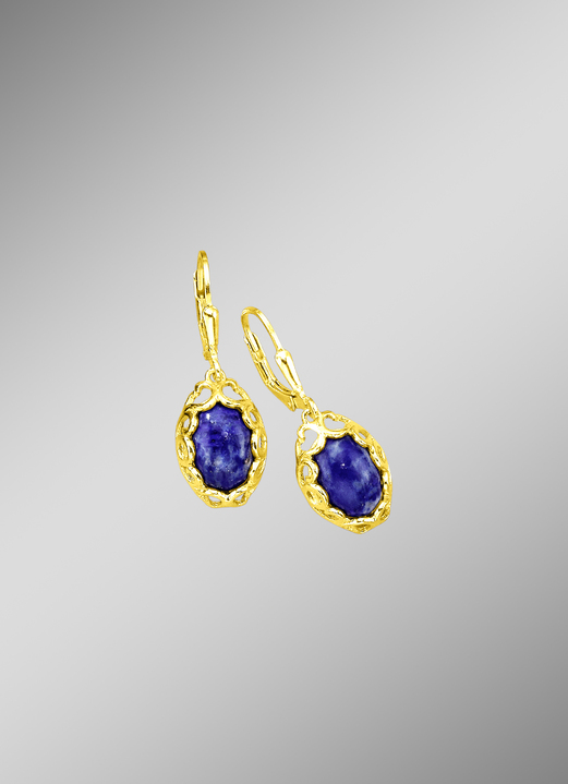 - Ohrringe, echt Lapislazuli, in Farbe  Ansicht 1