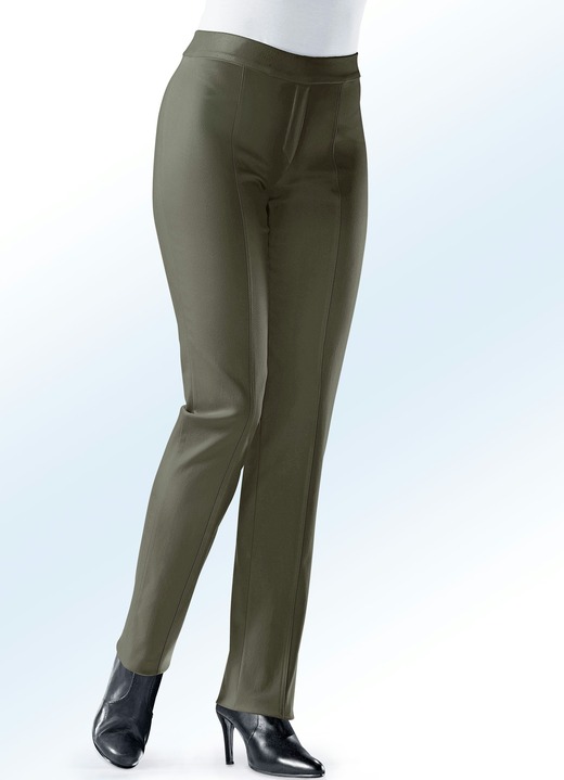 SALE % - Soft-Stretch-Hose, in Größe 018 bis 096, in Farbe OLIV Ansicht 1
