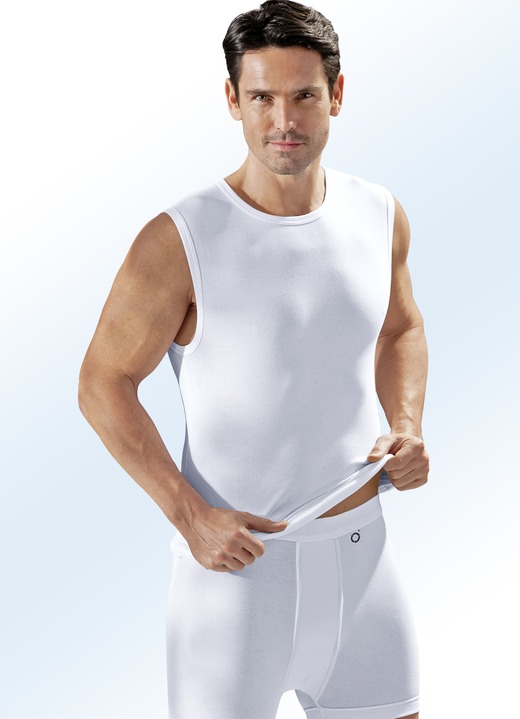 Slips & Unterhosen - Pfeilring Dreierpack Unterhosen aus Feinjersey, weiß, in Größe 004 bis 011, in Farbe WEIß Ansicht 1