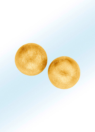 Ohrclips, gelbgoldplattiert