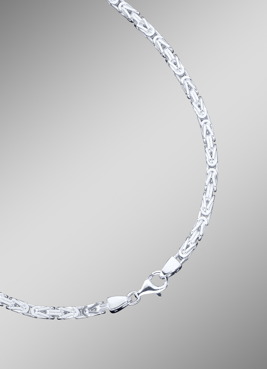Halsketten - Königsketten-Garnitur aus Silber, in Farbe , in Ausführung Halskette, 45 cm Ansicht 1