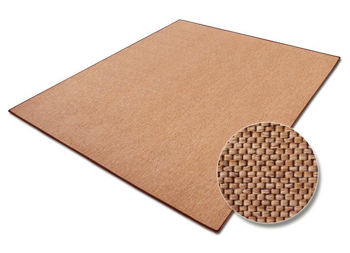 Klassisch - Aparte Brücken und Teppiche in toller Sisaloptik, in Größe 112 (Brücke, 66x100 cm) bis 288 (Teppich, 240x330 cm), in Farbe TERRA Ansicht 1