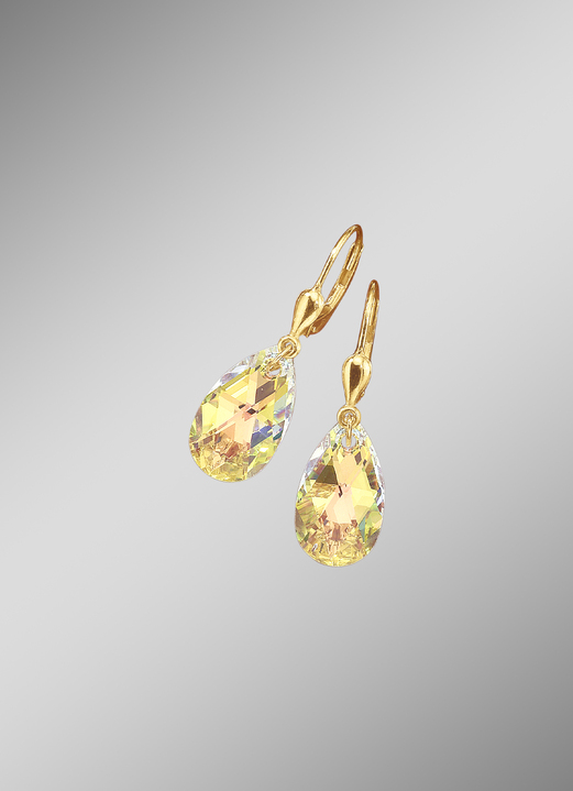 - Ohrringe mit «Swarovski»-Kristallen, in Farbe  Ansicht 1