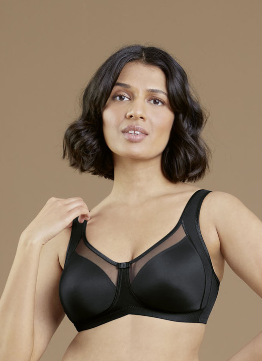 Soft-BH - Anita BH mit vorgeformten Cups, in Größe 075 bis 110, in Cup B, in Farbe SCHWARZ Ansicht 1
