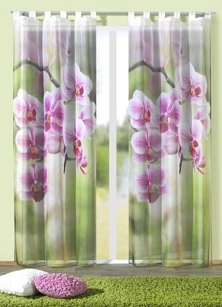 Fensterdekoration «Orchideenblüten» in verschiedenen Ausführungen