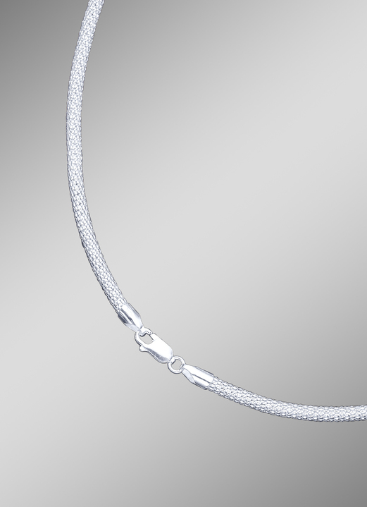 - Schlangenketten-Garnitur, in Farbe , in Ausführung Halskette, 50 cm Ansicht 1
