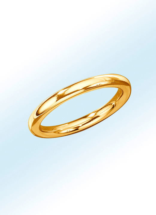 Ringe - Hochglänzender Partnerring aus Gold, in Größe 160 bis 240, in Farbe