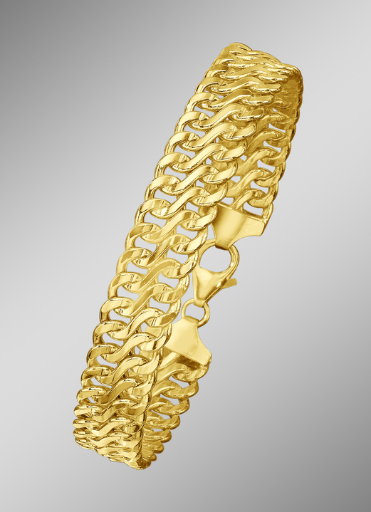 - Doppel-Panzerketten-Armband, in Farbe  Ansicht 1