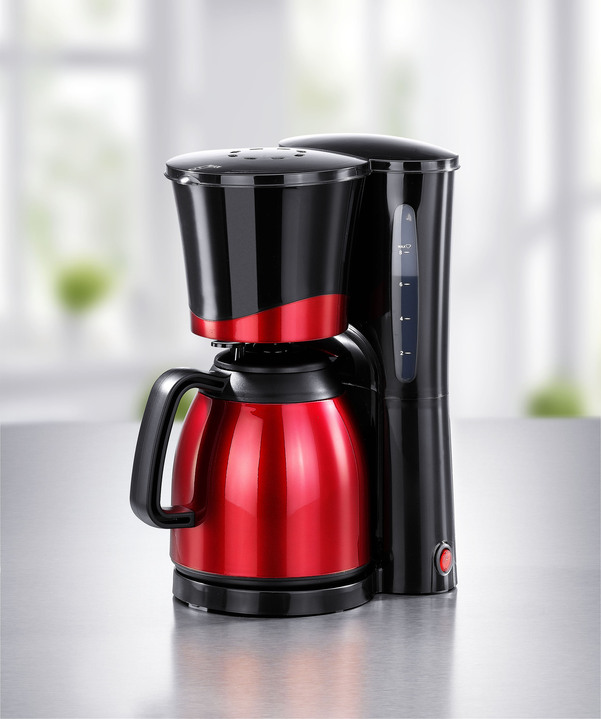 Küchengeräte-Serien - Efbe Schott Frühstücksserie, in Farbe ROT, in Ausführung Thermo-Kaffeemaschine