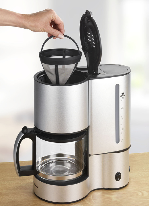 Haushaltshelfer - Kaffee-Dauerfilter, in Farbe SCHWARZ Ansicht 1